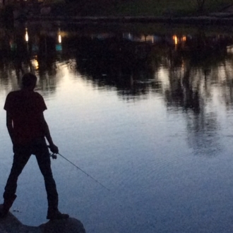 Fishing at Concho Downtown